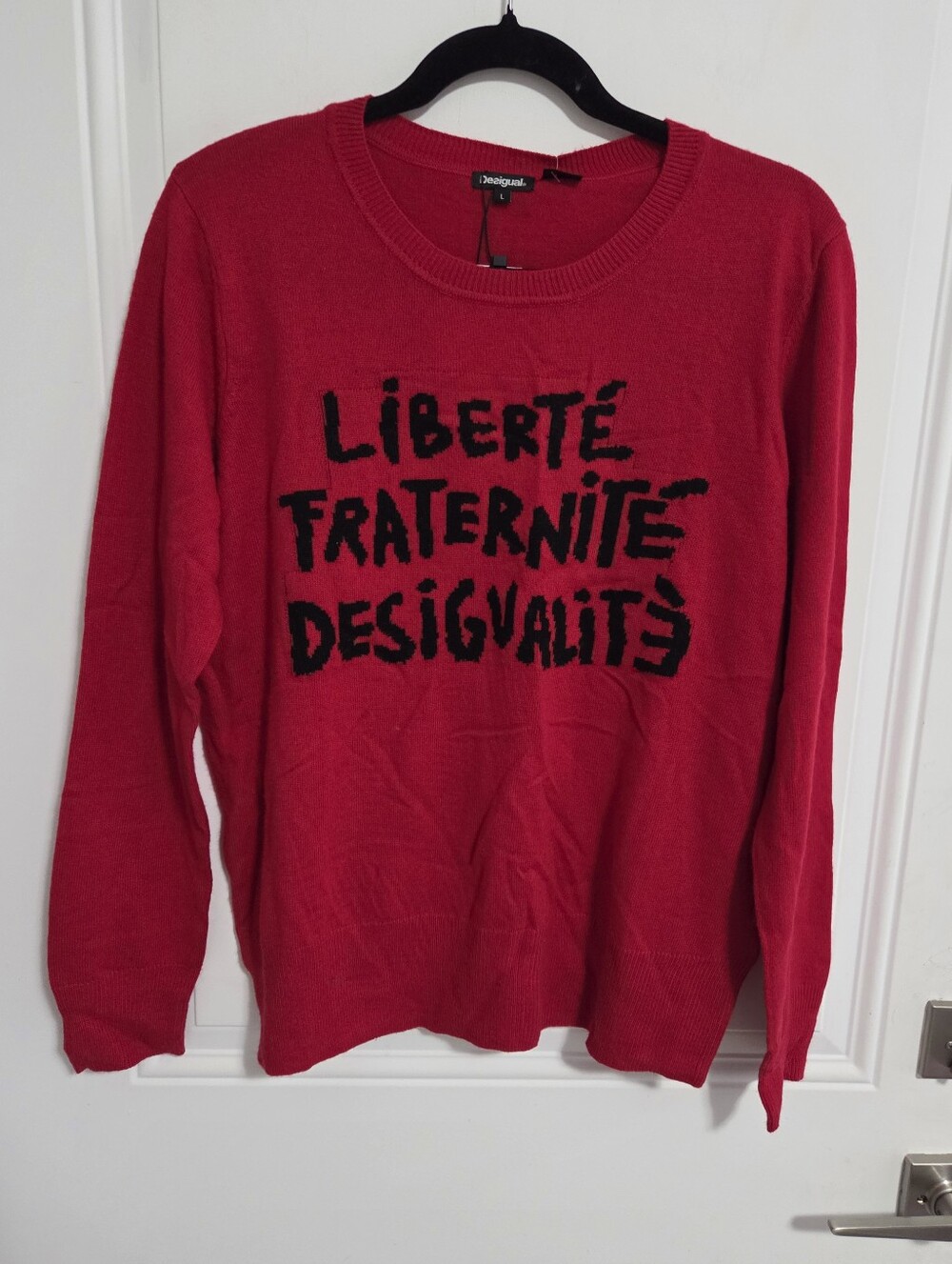NWT - Desigual Women’s Wool Cashmere Blended Sweater - Size L